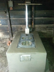 A finished stove